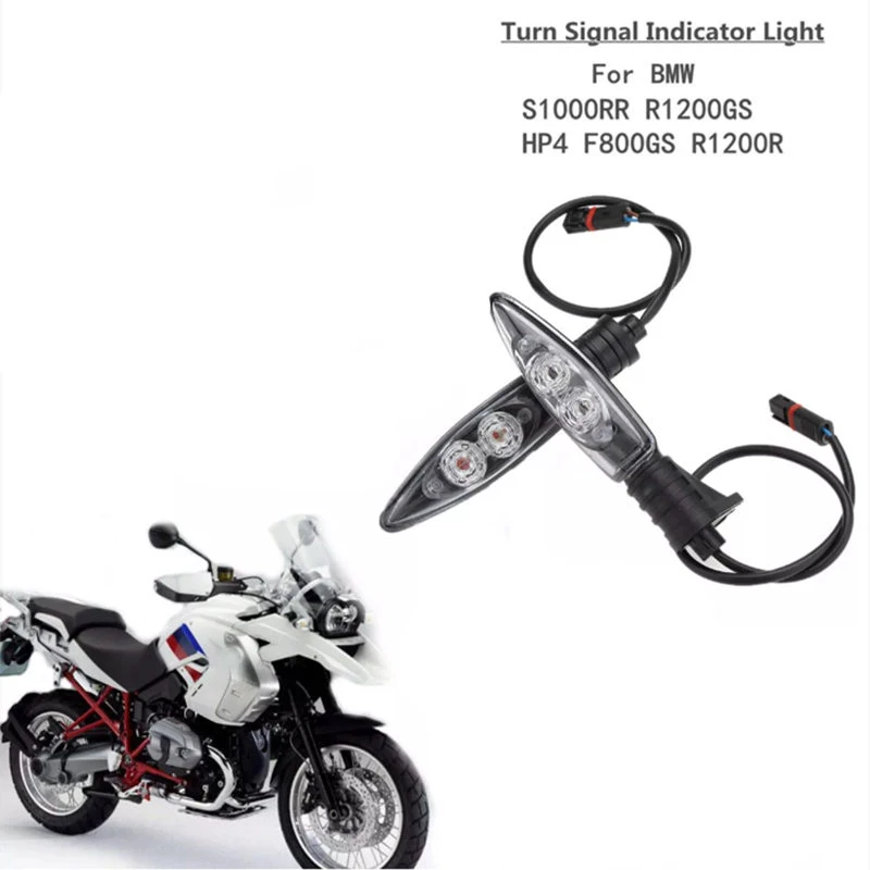 Pair LED Turn Signal Indicator Light For BMW S1000RR R1200GS HP4 F800GS