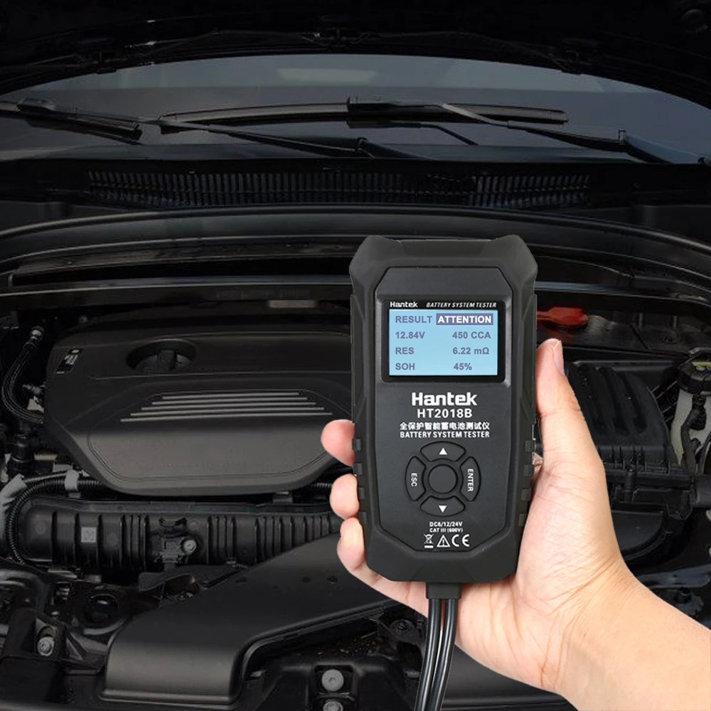 

6V 12V 24V LCD Digital Car Battery Analyzer Automotive Vehicle Battery Diagnostic Tester Tool Digital Tester CCA