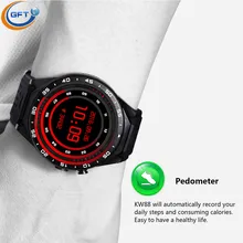 GFT KW88 3G wifi smart watch sim android 5.1 system Bluetooth Smartwatch mit brower wetter Schrittzähler für Android IOS Telefon