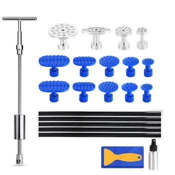 

Glue Dent Puller Paintless Removal Tools Kit Car Dent Repair Slide/Reverse Hammer Dent Kit Auto Tools Hand Set