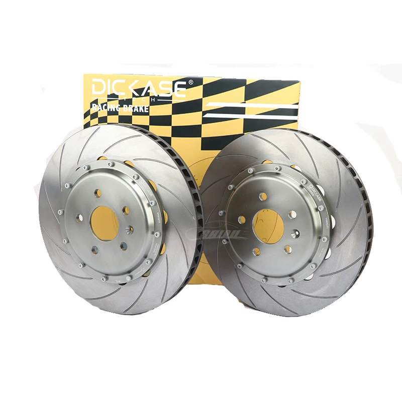 Best Offers DICASE DISC 355mm remsysteem voor racing cp8530 red Remklauw gebruik voor audi S7 2014 19rim achterwiel