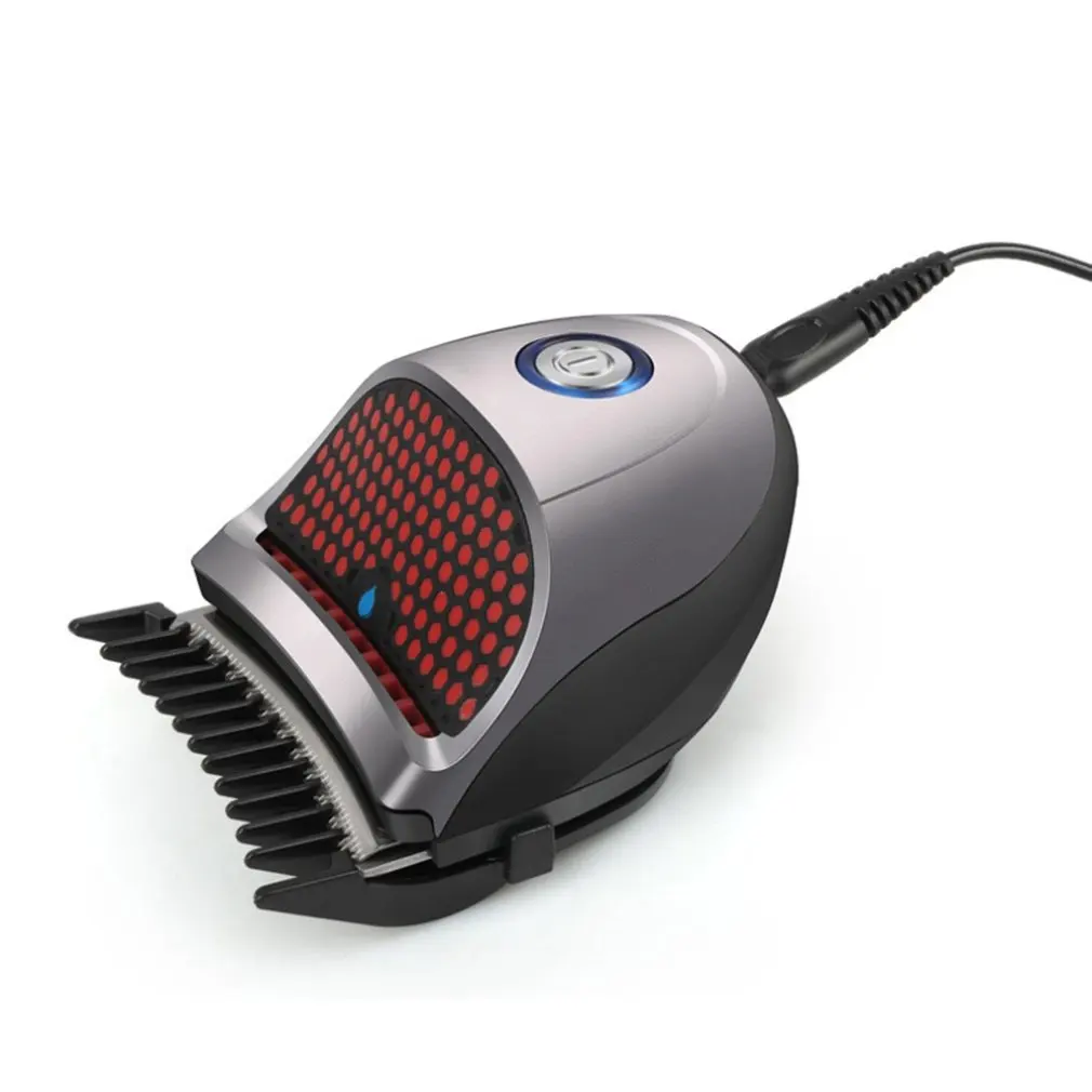 Электрическая машинка для стрижки волос, перезаряжаемый светодиодный дисплей, регулируемая скорость, триммер для стрижки волос