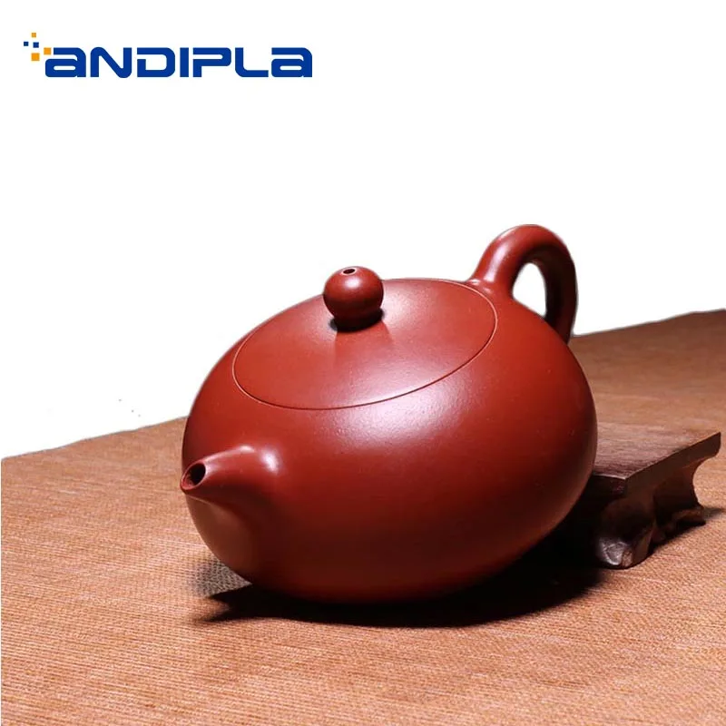 

190ml Authentic Yixing Purple Clay Teapot 7holes Raw Ore Dahongpao Mud Art Drinkware Home Kung Fu Tea Set Black Tea Zisha Kettle