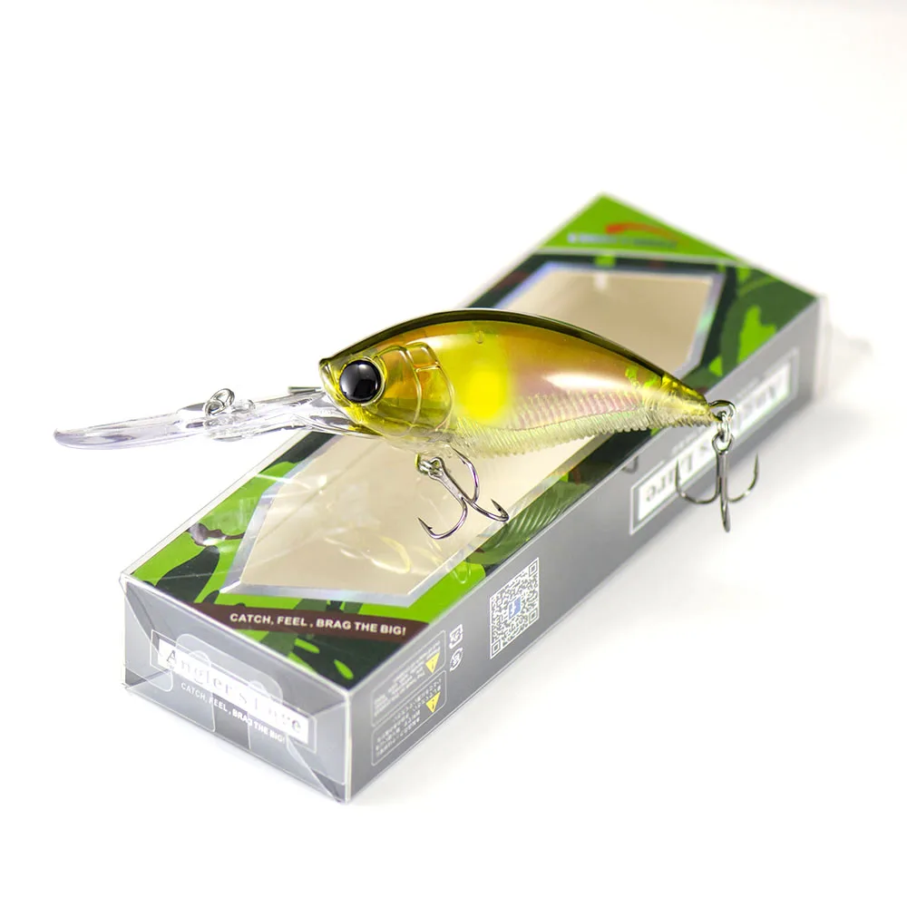 Deep Crank Baits 3D, Deep Crank Baits, рыболовные приманки 70 мм, 21 г, плавающие, глубина погружения 3,5-4,5 м, Wobbling Leurre HardBaits