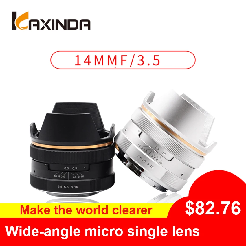 Объектив для камеры Nikon V1 V2 V3 J1 J2 J3 J4 J5 14 мм/F3.5 микро объектив olimpus Canon Fuji|Объективы