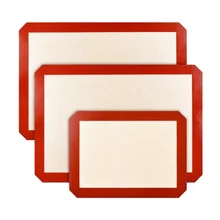 Антипригарный силиконовый коврик для выпечки, коврик для выпечки, Кондитерские инструменты, коврик для раскатки теста, теплоизоляция печенья, макарон, кухонные гаджеты