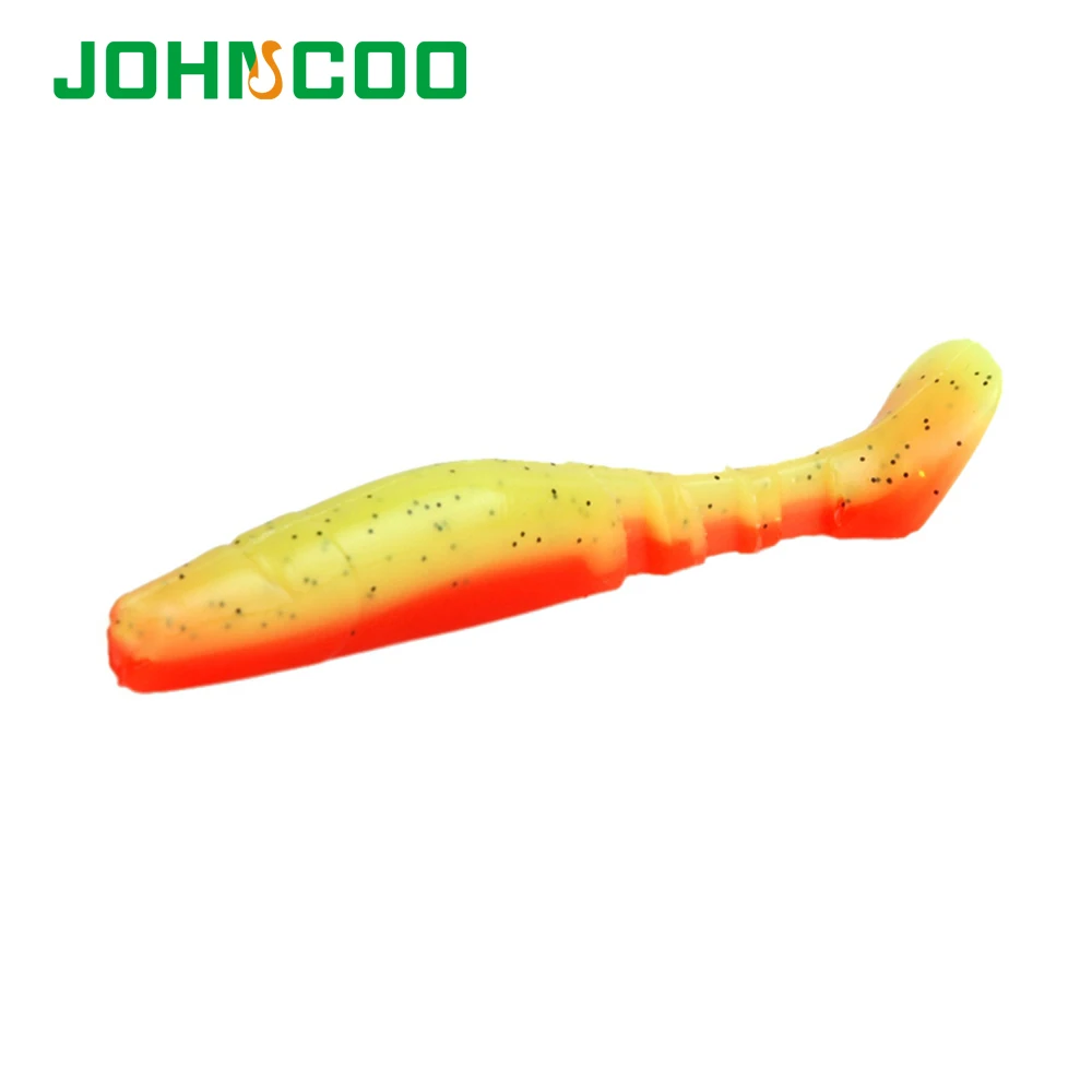 6 шт. мягкие рыболовные приманки JOHNCOO 75mm4.5g волшебные для рыбалки Червячные