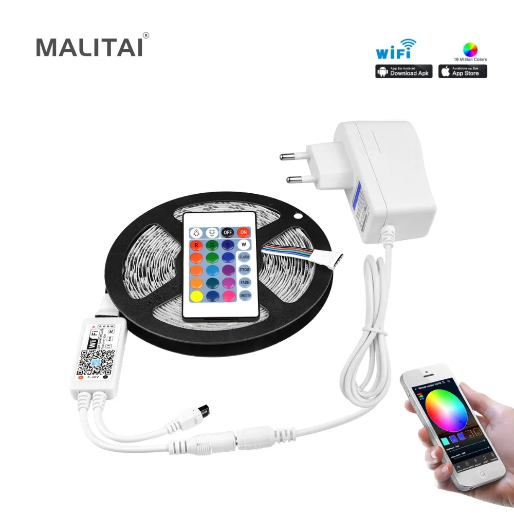 Умный дом WiFi светодиодный свет 5 м RGB RGBW rgbww приложение управление умная лампа
