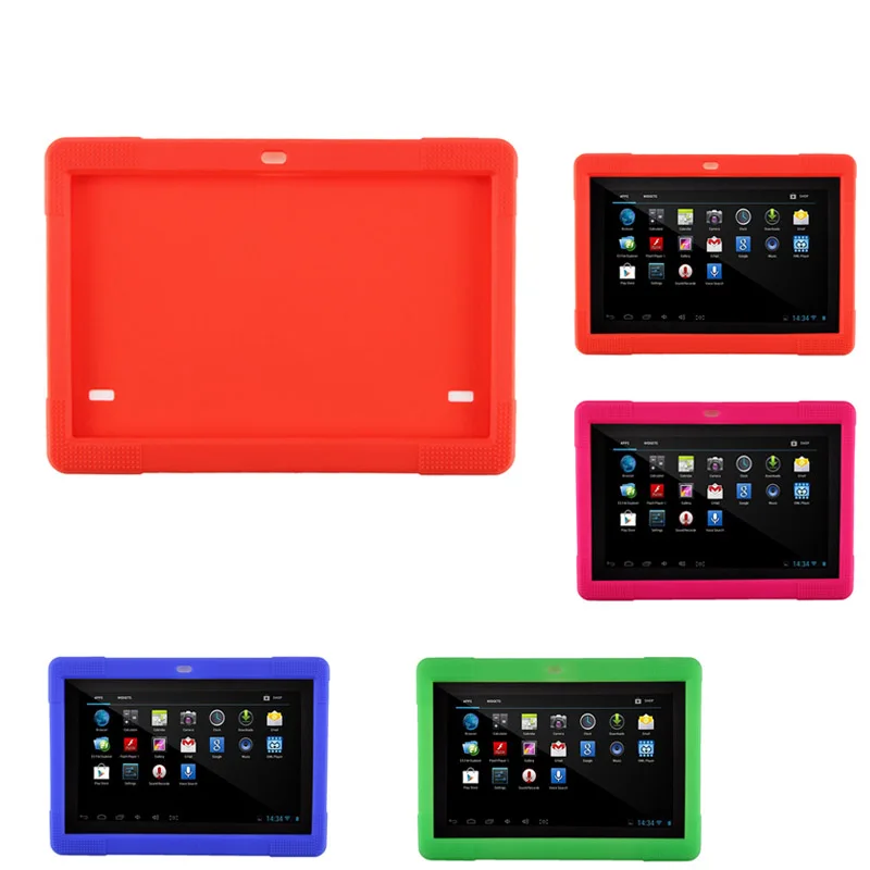 

10.1 inch Silicone Case Tablet Cover for Tab MTK8752 K107 S107 MTK6592 3G 4G Tablet EM88