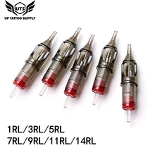 10 шт. иглы для картриджа татуировки Одноразовые полуперманентный макияж бровей Татуировка ручка машина поставка 3RL/5RL/7RL/9RL/11RL/14RL