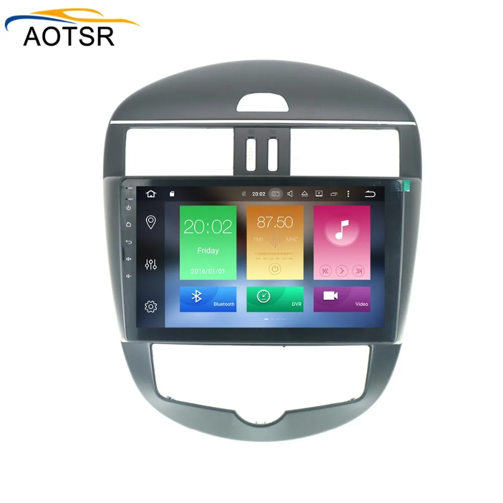 IPS 9 &quotAndroid 8 1 автомобильный dvd gps плеер головное устройство для Nissan Tiida Versa 2011 wifi с