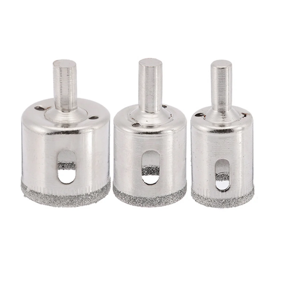 10Pcs/Set Steel Diamond Hole Saw Cutter Holesaw for Tile Glass Marble Ceramic 6/8/10/12/14/16/18/22/26/32mm For Electric Drill