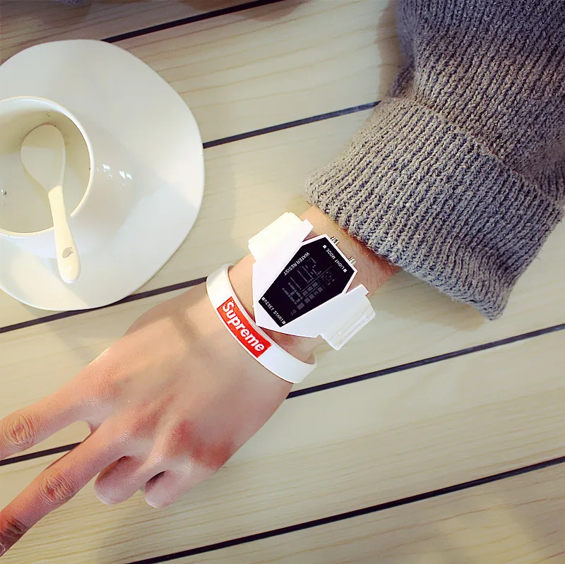Новые брендовые наручные часы для пары, модные простые ультра-тонкие светящиеся трендовые женские часы, роскошные популярные Креативные мужские часы с силиконовым ремешком
