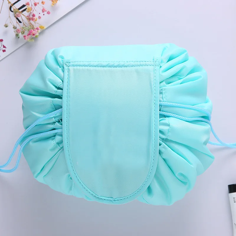 Women Travel Drawstring Storage Pouch Cosmetic Bag Organizer Makeup Cases Beauty Toiletry Kit Tools Wash Storage Bag - Цвет: 19