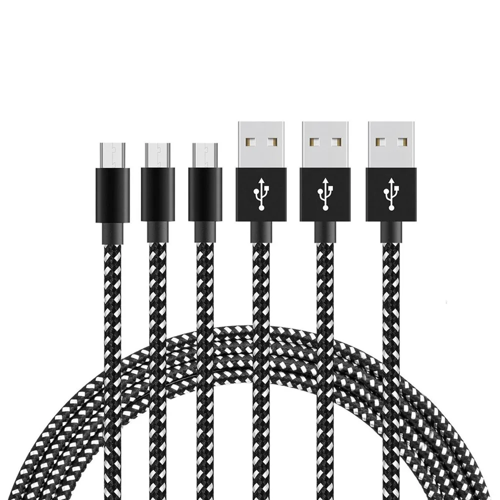 EPULA Новинка 1 м микро USB зарядное устройство нейлоновый Плетеный спутывающийся