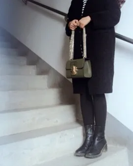 Модная женская сумка-мессенджер на цепочке, Женская универсальная сумка на одно плечо, маленькая сумка на цепочке, милая d-56988