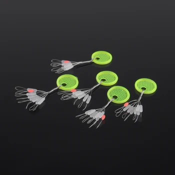 

DNDYUJU 80pcs/10Set Professional sports fishing Transparent Silica Gel Multi Rubber Cylindrical Stopper Fishing Bobber Float