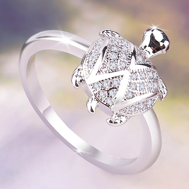 316l Gradient Crystal Jewelry Lady Marriage Ring Lady Fiesta 316l Gradient Crystal Jewelry Lady Marriage Ring Lady Fiesta