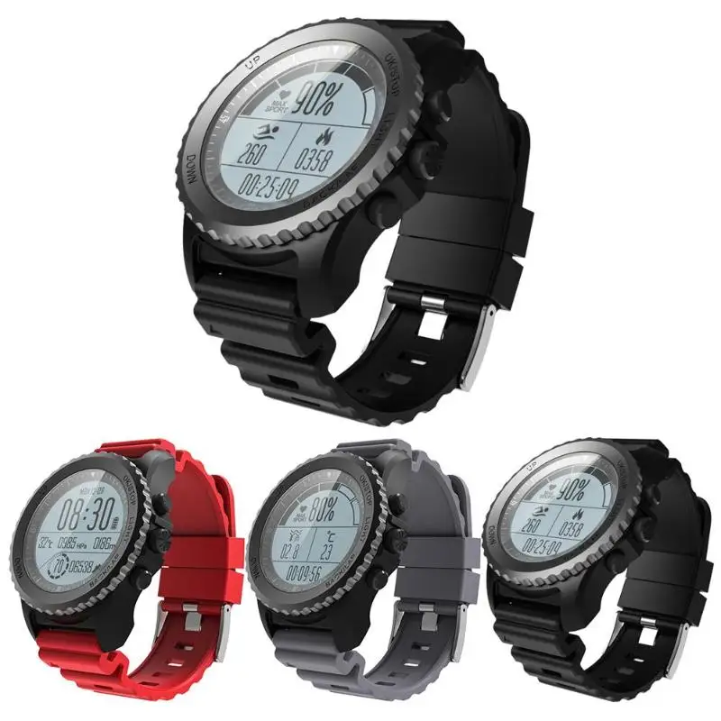 

ALLOYSEED S968 GPS Smart Watch IP68 Waterproof Swimming Heart Rate Monitor Multi-sport Thermometer Altimeter Smartwatch