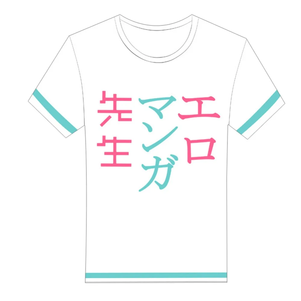 Аниме &quotEromanga-Sensei&quot футболка Sagiri Izumi летняя с короткими рукавами для мальчиков