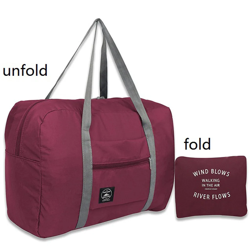 

Large Capacity Fashion Travel Bag For Men Women duffle bag Polyester Solid Color Travel Carry on Luggage Bags Overnight#H10