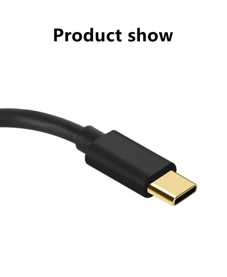 USB C до hdmi-кабель, адаптер 4 K 1080 P 60 Гц Тип C к HDMI ТВ HDTV видео преобразователь для Macbook для huawei Mate10 для Sumsang S8 S9