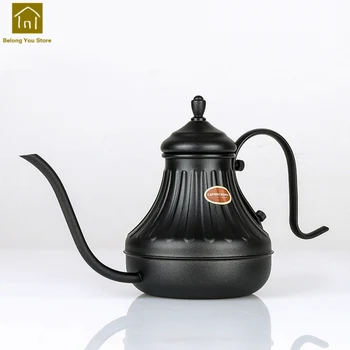 

Long Mouth Stainless Steel Coffee Pot Hand Washed Hand Espresso Machine Decantador Milk Jug Chaleira Hario Pour Kettle WKB009