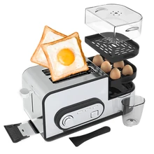 220 В автоматический электрический тостер бытовой многофункциональный для аппарата для приготовления завтрака духовка для выпечки хлеба яйцеварка Яйцо Сковородка сковородка для жарки EU/AU/UK/US Plu