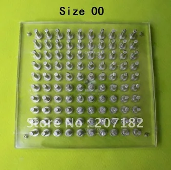 

Free shipping! best sell (00# capsule)100 cavity capsule tamping board,capsule board,powder tamping tool