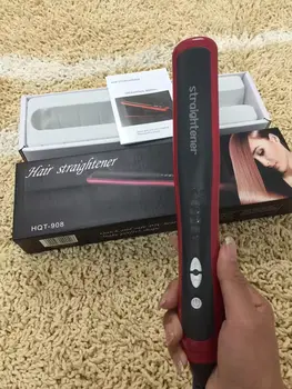 

2017 New Brand Fast Hair Comb Straightener Brush Comb Electric LCD Auto Temperature Control Flat Iron chapinha Straightener