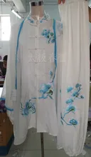 Customize Tai chi clothing kungfu uniform taiji clothes three piece suit shawl embroidery for women men kids girl boy children
