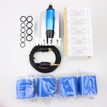 DHL/UPS ручка для тату Комплект Перманентный макияж машина с иглой картриджи+ 80 шт. вы пикапа иглы картриджи