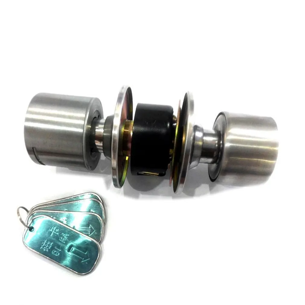 

1pcs Interior Lock Hotel Door Lock Stainless Steel Ball Lock Hotel Magnetic Card Lock Drop Shipping Wholesale Sale