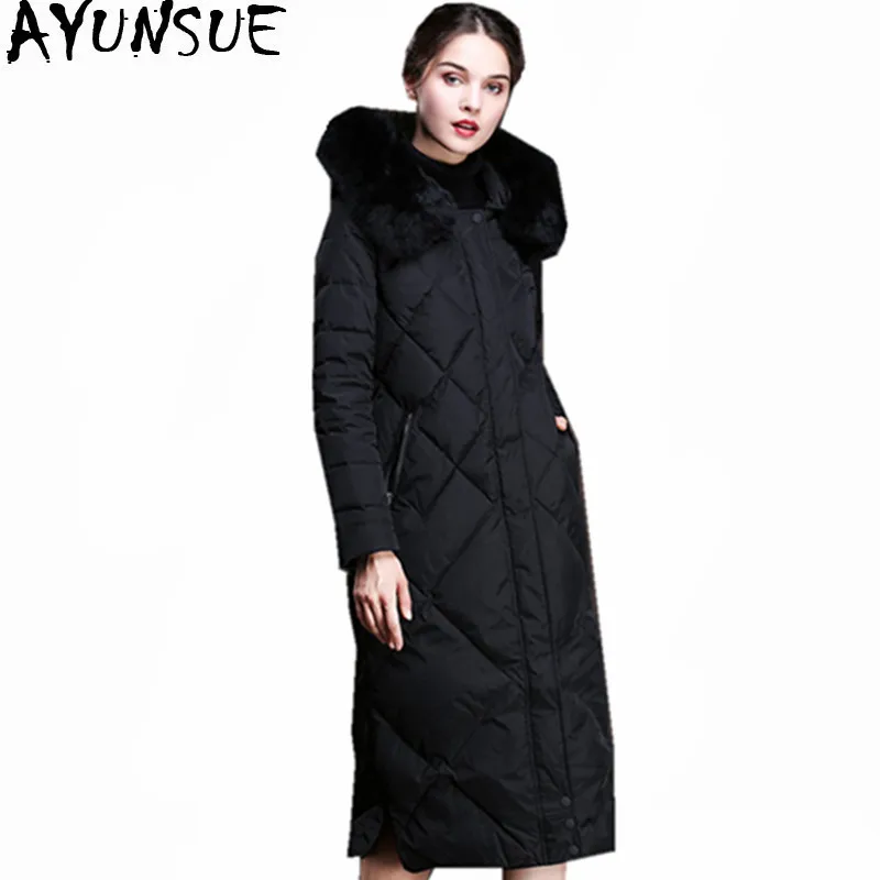 Aliexpress.com : Buy AYUNSUE Women's Fox Fur Collar White