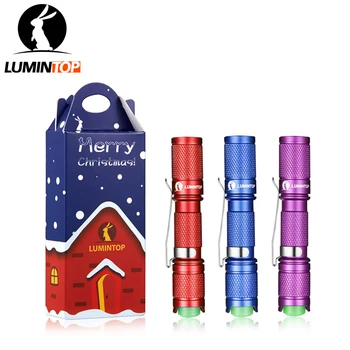 

LUMINTOP 2018 New Year Edition Tool AAA 110 Lumen Keychain EDC Mini Flashlight with Cree XP-G2 Led Of Tail