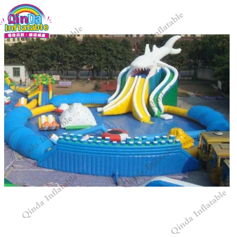 above ground inflatable swimming pool236