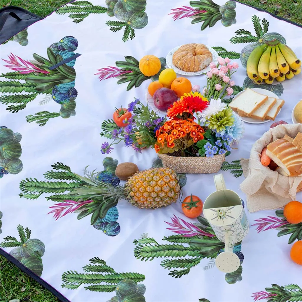 Водонепроницаемый покрывало для пикника на природе походный плед складной путешествий пляжное подстилка, одеяло для пикника пикники пляжи Кемпинг парки концерта