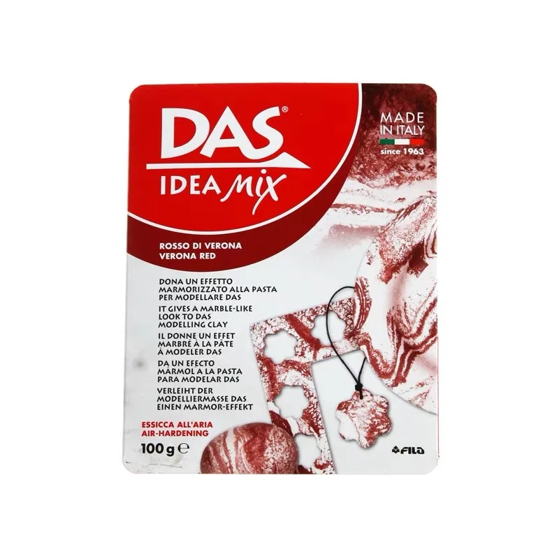 DAS Idea Mix Air Drying Modelling Clay Create a Marble Marbling Effect 6 Colours