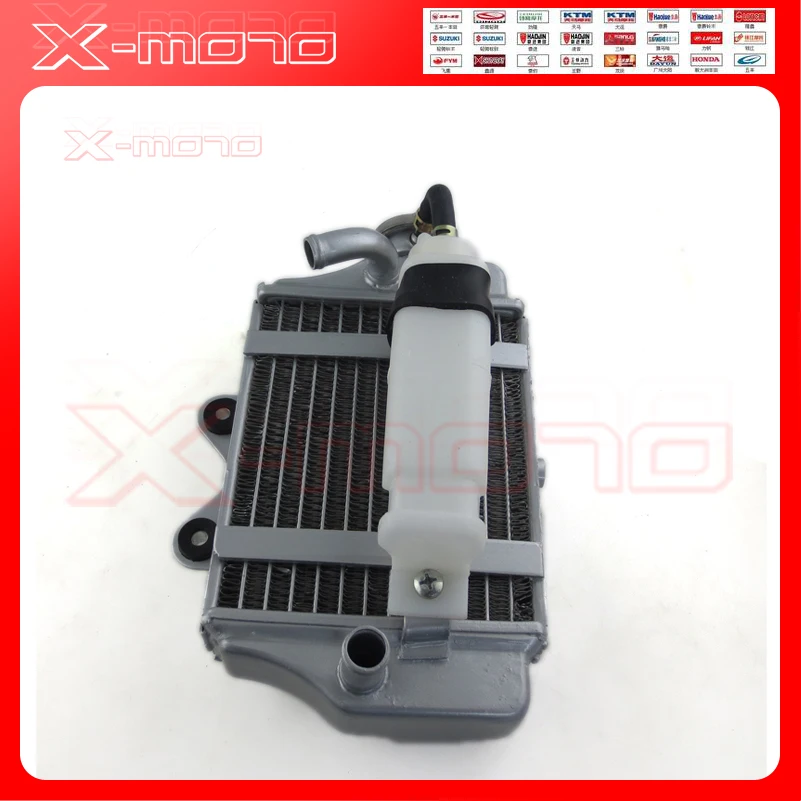 150cc 200cc 250cc zongshen loncin lifan motocicleta radiador de motor refrigerado por agua xmotos apollo caja de agua con accesorios de ventilador
