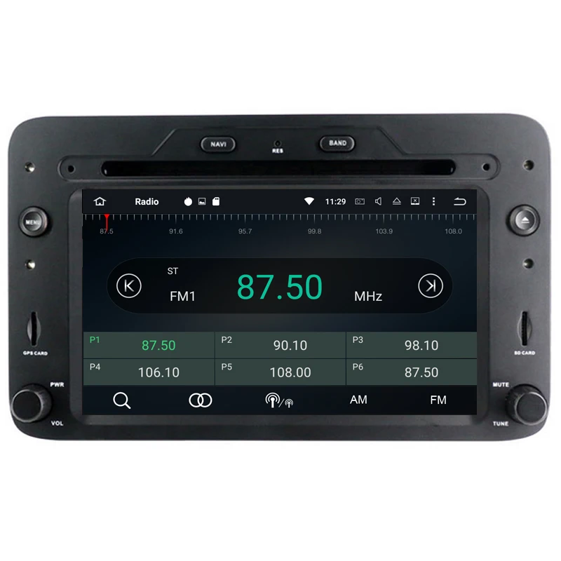 Discount IPS 2 Din Auto Radio Android 9.0 For Alfa/Romeo/Spider/Brera/159 Sportwagon RAM 2G Car Multimedia Video DVD Player GPS USB DVR 5