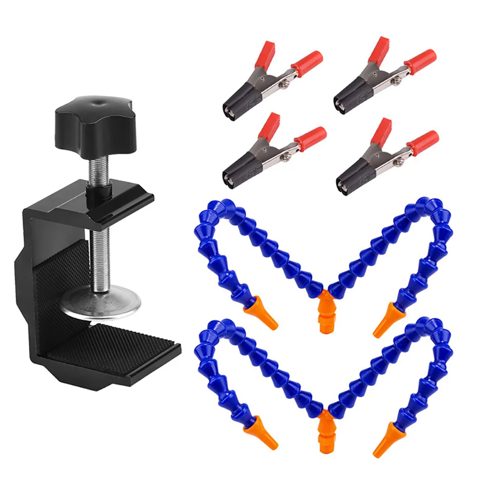 

Multi Soldering Helping Hand Third Hand Tool with 4PCS Flexible Arms Soldeirng Station Holder For PCB Welding Repair