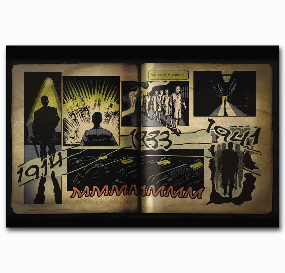 Hot New Game Zombies Kino Der Toten Call Of-Silk Art Poster Wall Sicker Decoration Gift