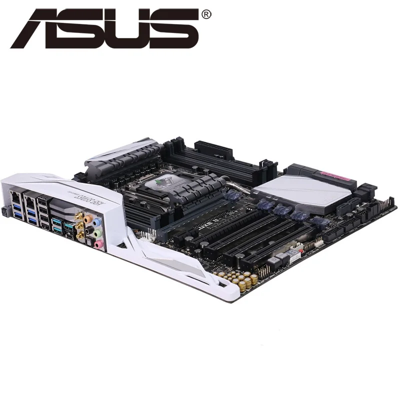 Настольная Материнская плата Asus X99 DELUXE II Socket LGA 2011 V3 i7 X DDR4 128G ATX UEFI BIOS оригинальная