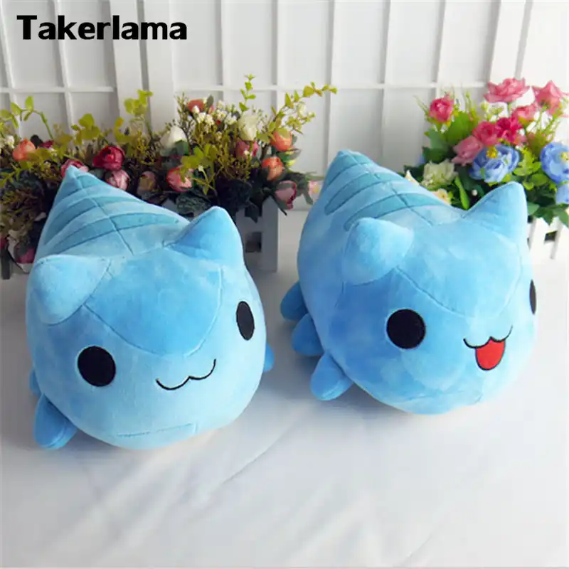 Takerlama Bugcat Capoo косплей синий милый игрушечный Кот, плюшевая кукла из мультфильма, подарок - изображение