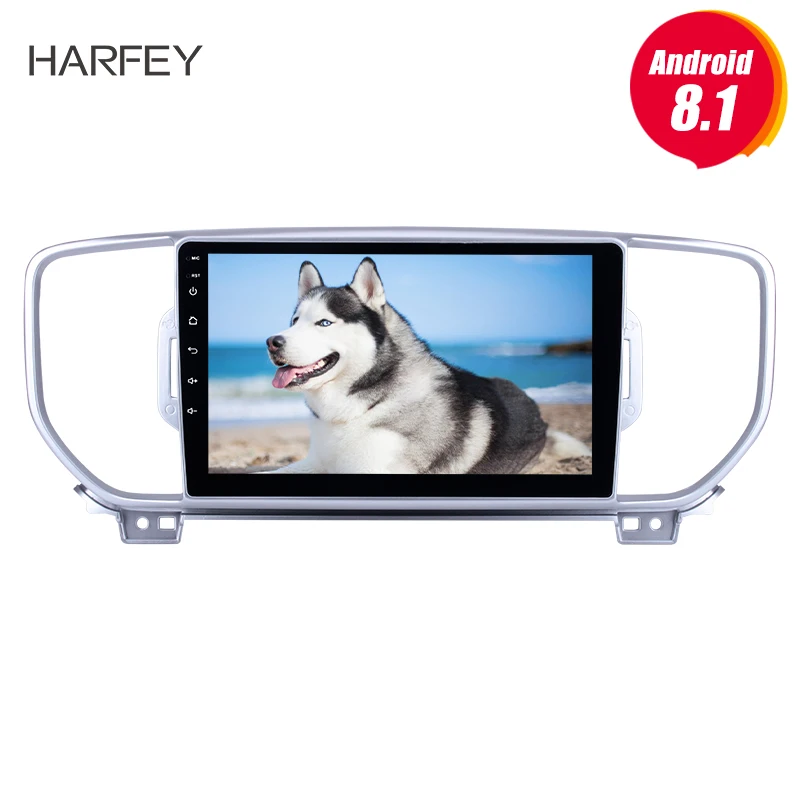 

Harfey 9 inch HD Touchscreen Android 8.1 Radio for 2016-2018 KIA KX5 Sportage with GPS car multimedia player Bluetooth Aux USB