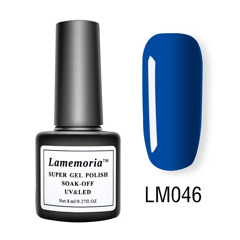 Lamemoria Гель-лак для ногтей Гибридный гвоздь Art Vernis Полупостоянный УФ светодиодный Топ все для маникюра Базовое покрытие гель лак для ногтей