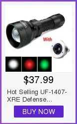 Новейший дизайн NightVision фонарик UniqueFire 1508-50 мм IR 850NM светодиодный зум 3 режима регулируемый фонарик факел + QQ07 прицела