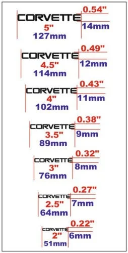 Для 8 X Chevrolet Corvette C4 тормозной суппорт наклейки графика Винил Автомобиль Стайлинг