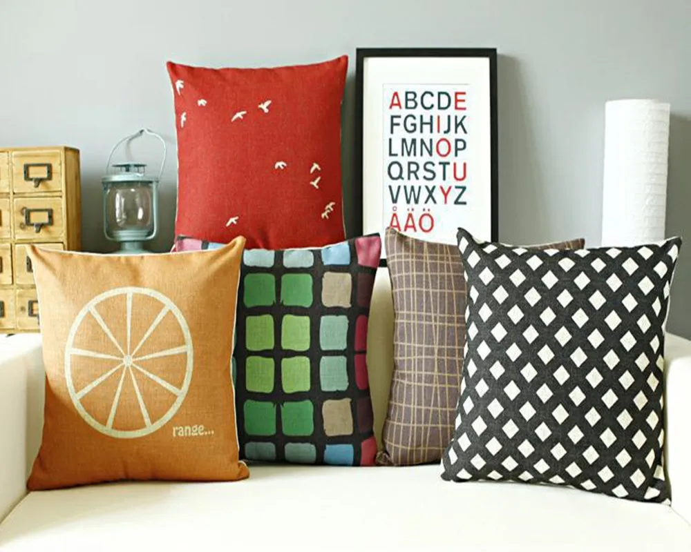 الألوان و أشكال هندسية مجردة وسادة وسادة سيارة مكتب ديكور المنزل صوفا وسائد 45 سنتيمتر * 45 سنتيمتر الألوان و أشكال هندسية مجردة وسادة وسادة سيارة مكتب ديكور المنزل صوفا وسائد 45 سنتيمتر * 45 سنتيمتر