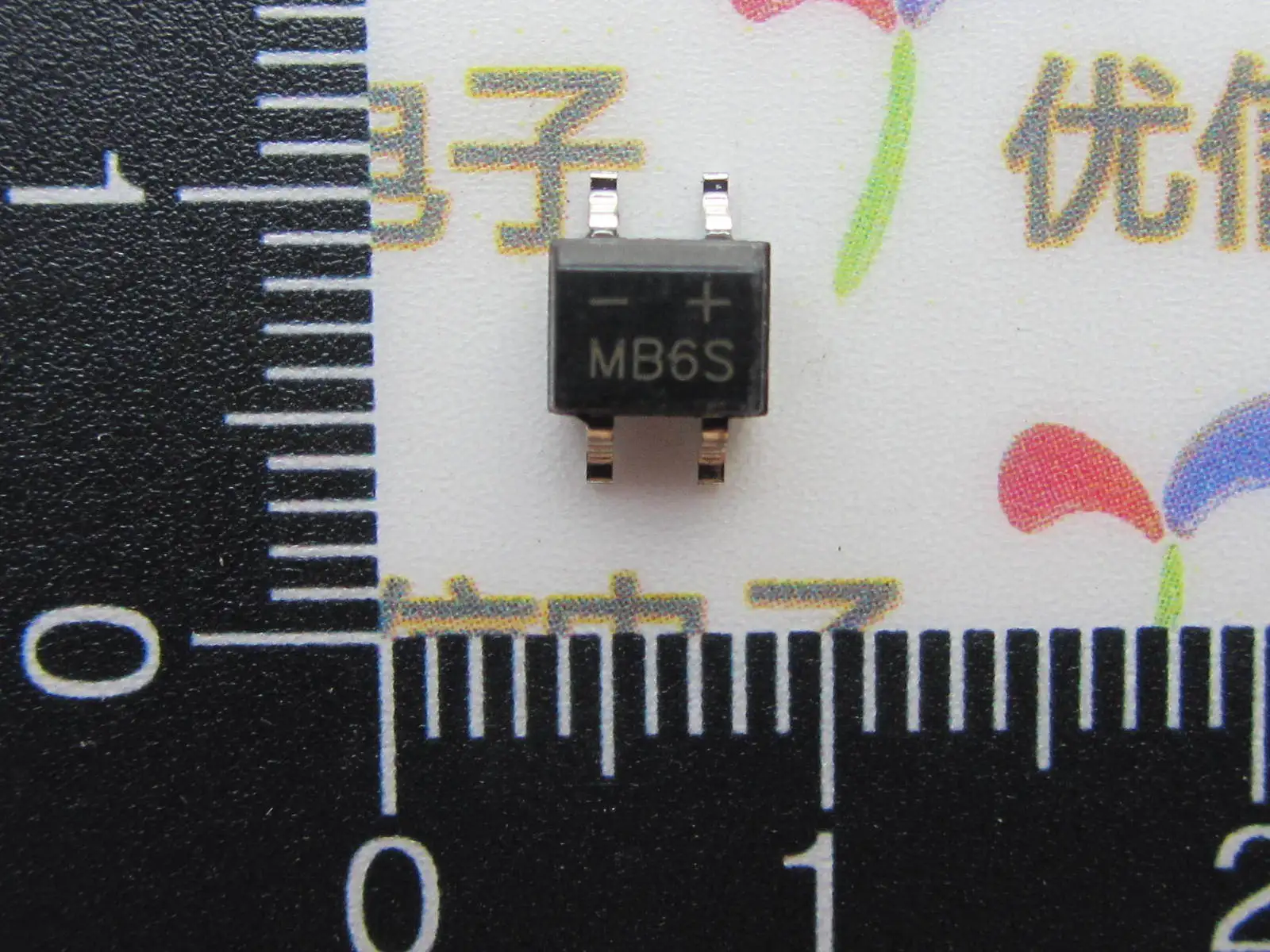 SMD mb6s выпрямительный мост/Мост ворс 600 В/0.5a/0.5 Ампер Стекло Запассивированный мост Выпрямители